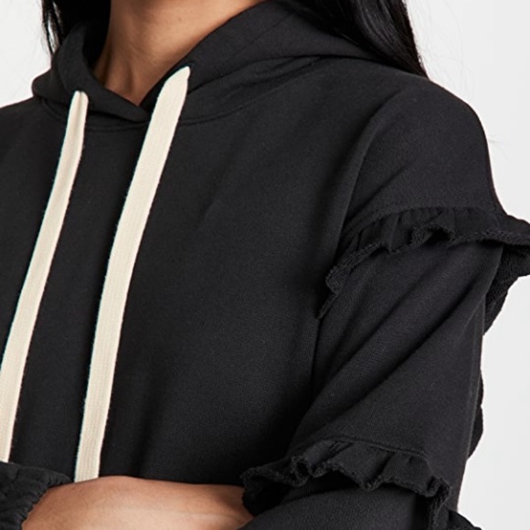 Rebecca Minkoff Evelyn Ruffle-Trim Hoodie - Picture 4 of 16